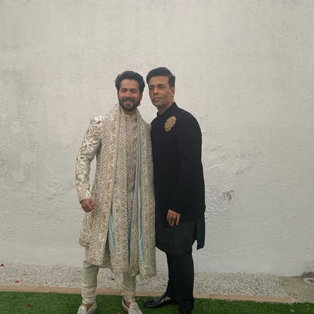 Varun Dhawan and Karan Johar