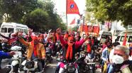 Inside A VHP Bike Rally For Temple Funds Businessman Insurance Execs 