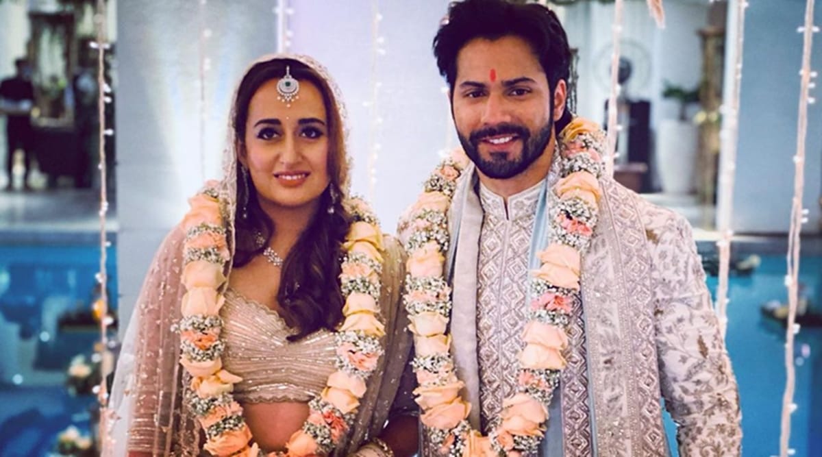 Varun Dhawan, Natasha Dalal wedding photo