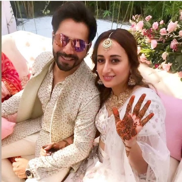 Varun, Natasha mehndi
