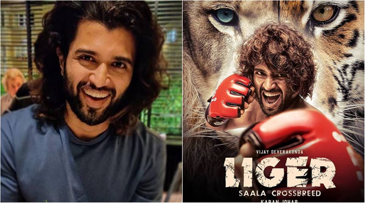 Fans reaction to Liger poster leaves Vijay Deverakonda emotional |  Entertainment News,The Indian Express