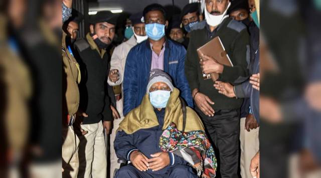 Rashtriya Janata Dal (RJD) Chief Lalu Prasad Yadav being shifted to AIIMS in New Delhi from Rajendra Institute of Medical Sciences (RIMS) hospital after his health deteriorated, in Ranchi, Saturday, Jan. 23, 2021. (PTI Photo)