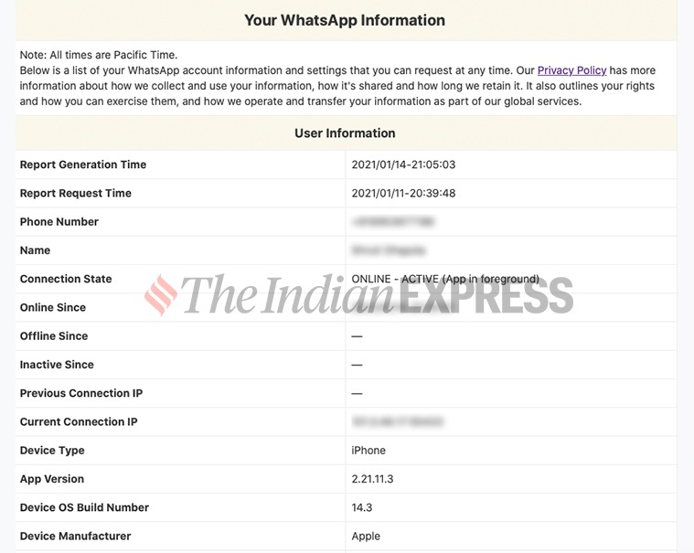 WhatsApp privacy policy changes What data does WhatsApp collect about