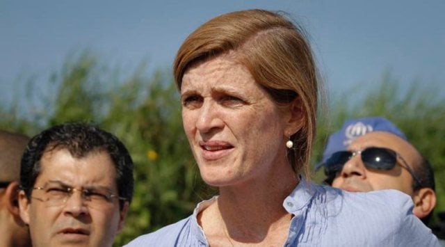 Former U.S. Ambassador to the United Nations Samantha Power (AP Photo/Justin Lynch)