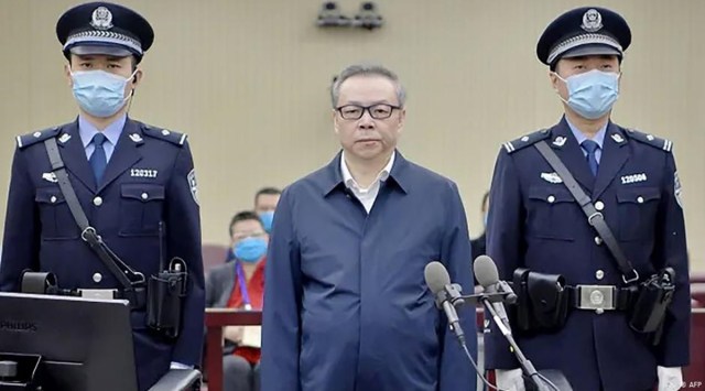 Lai Xiaomin was executed three weeks after being sentenced to death in early January	