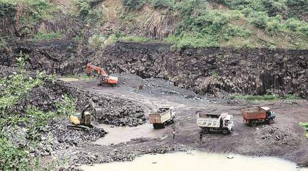 Gujarat Assembly, Gujarat Congress, Commissioner of Geology and Mining, 212.46 crore mining, gujarat news, indian express