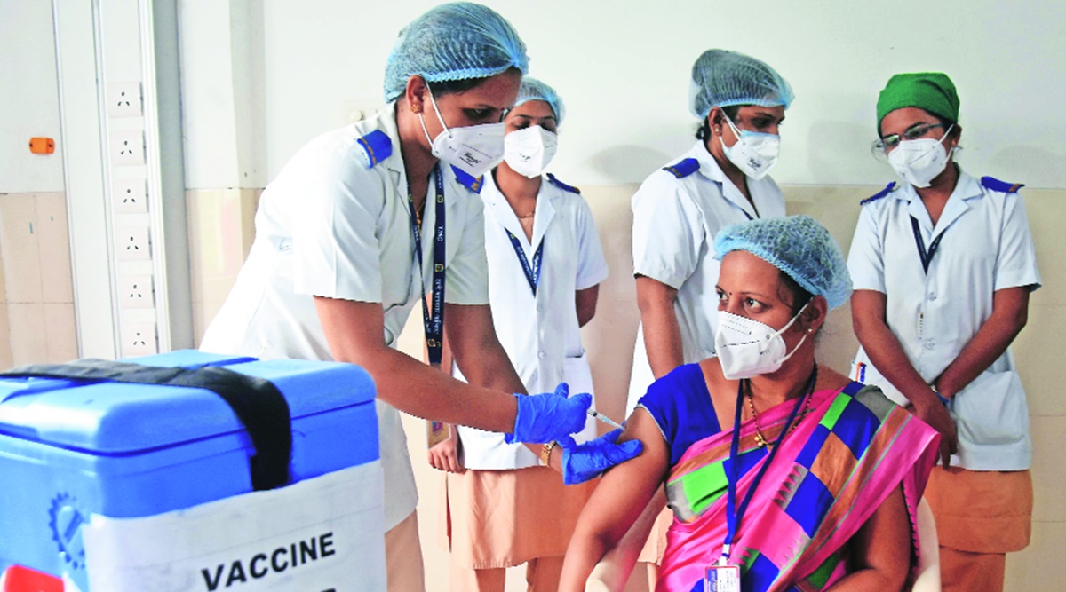 Mumbai Covid vaccination trial run, Mumbai covid cases, Maharashtra coronavirus cases, Co-Win application, Mumbai news, Maharashtra news, Indian express news