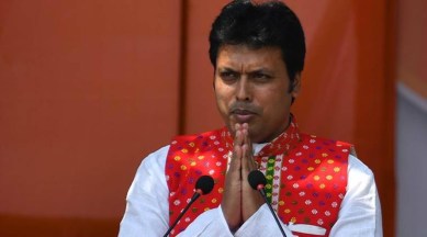 Biplab Kumar Deb, tripura cm, journalism, Tripura Journalists’ Union, Agartala Press Club, indian express news