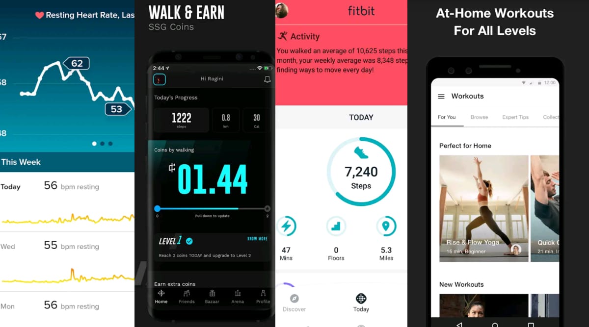 StepSetGo app, Fitbit app, Nike Training Club app, best fitness apps 2021, fitness apps, running apps, Strava app, Map My Run app, My Fitness Pal app,