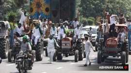 farmers protest, farmers protest haryana, kamlesh dhanda, bjp, chandigarh farmers protest, police, farm laws, indian express news