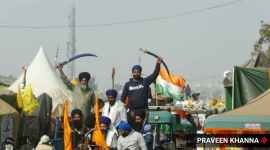Singhu farmers protest, farmers protests in delhi, Rakesh Tikait, khap panchayats, Haryana, Singhu, Farmers protests, india news, indian express