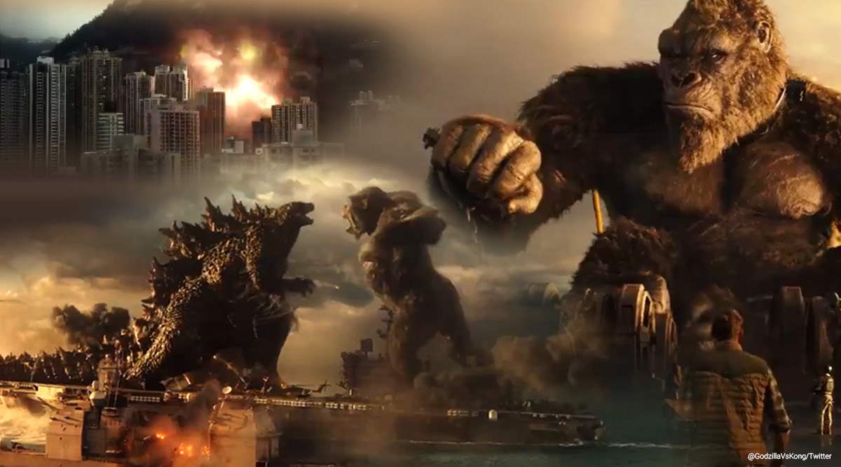 Godzilla Vs Kong Trailer Triggers Meme Fest Online Trending News The Indian Express