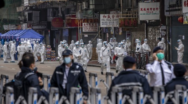 Hong Kong lockdown, Hong Kong COVID-19, Hongkong Kowloon lockdown, Coronavirus Hong Kong news, world news, Indian Express news