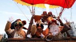 Three Wise Men hot air balloon, Melchior, Three kinds in hot air balloon, three kings hot air balloon, Caspar and Balthazar hot air balloon, Spain, Epiphany celebration, Epiphany eve, Epiphany amid coronavirus, Spain COVID-19, Three wise men parade, Trending news, Indian Express news