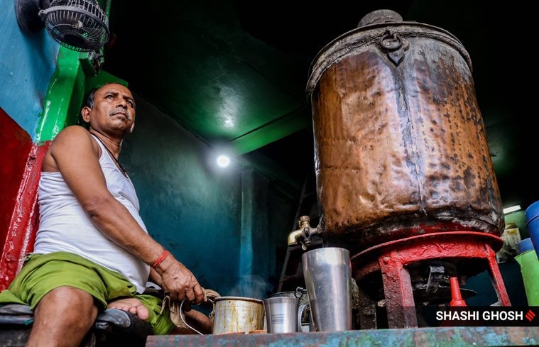 samovars, samovars tea shops, samovar in india, kolkata samovar tea shop, kolkata tanki chai, kolkata copper boiler tea shop, kolkata heritage news, indian express