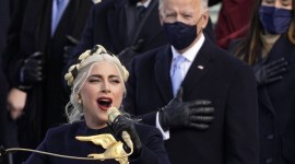 Joe Biden, Joe Biden sworn in ceremony, us president, Lady Gaga, Jennifer Lopez, American national anthem, Katy Perry, indian express news