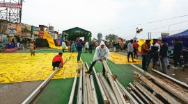 Singhu border, Farmers protest, delhi rain, new farm law, Delhi news, Indian express news