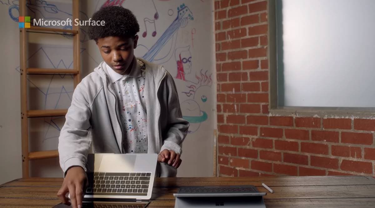 microsoft mocks apple, microsoft vs apple, macbook pro vs surface pro 7, macbook pro vs surface pro 7 video