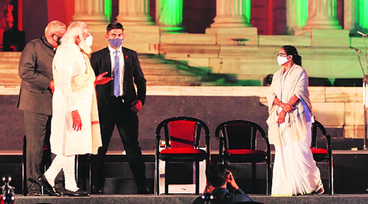 narendra modi, Mamata banerjee, tmc, BJP, Subhas chandra bose, subhas chandra bose birth anniversary event, Kolkata news, indian express news