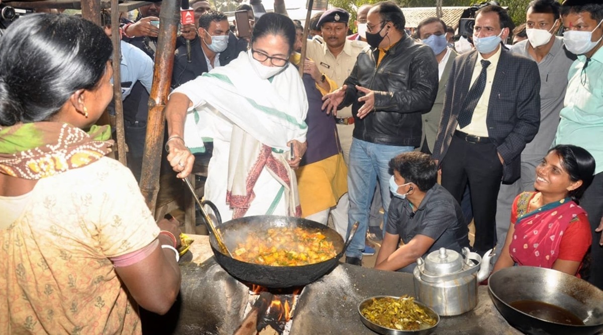 TMC leaders attack BJP leader, Kailash Vijayvargiya misogynistic tweet, Misogynistic tweet against mamata banrjee, BJP TMC news, Kolkata news, Indian Express
