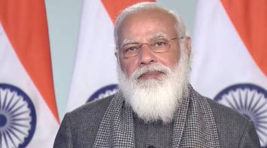 narendra modi, covid vaccination, vadodara civic polls, Covishield vaccine, BJP, Cowin application, indian express news