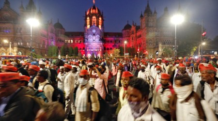 sharad pawar, Mumbai farmers, Mumbai Farmers march, farm bills, farm laws, farmers protest, indian express news