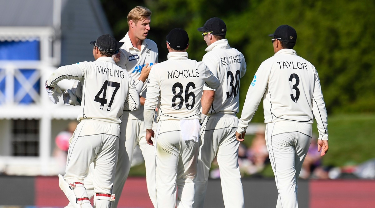 Nz Vs Pak 2nd Test Day 1 Kyle Jamieson Takes Five As Pakistan Dismissed For 297 Sports News The Indian Express