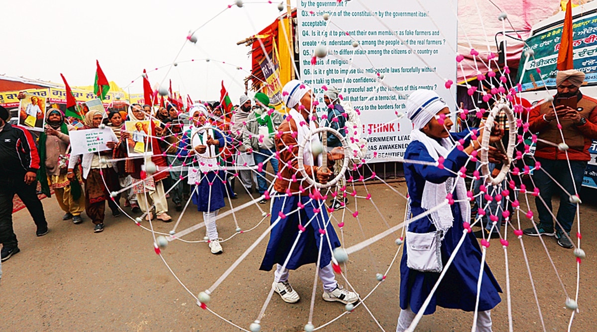 Women Farmers’ Day, Women farmers protest, Singhu border protest, Farm laws, Delhi news, Indian express news