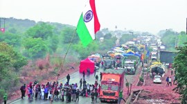 Farmers protest, farm law, Rewari clash, Haryana police, tear gas shells, Indian express news