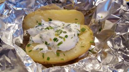 Express Baked Potatoes, Recipe