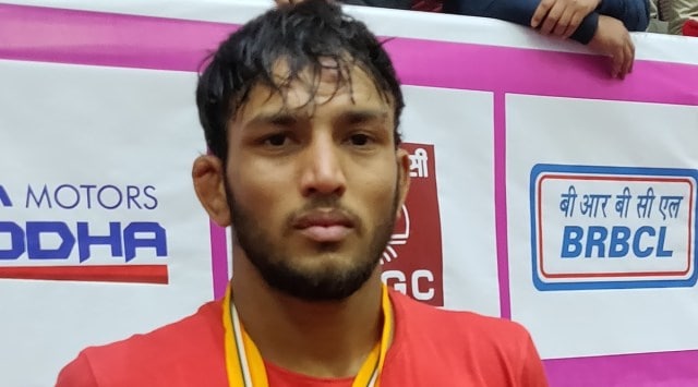 Rohit Singh, the 65 kg winner, started
his career in dangals with a cash award
of Rs 50. Express