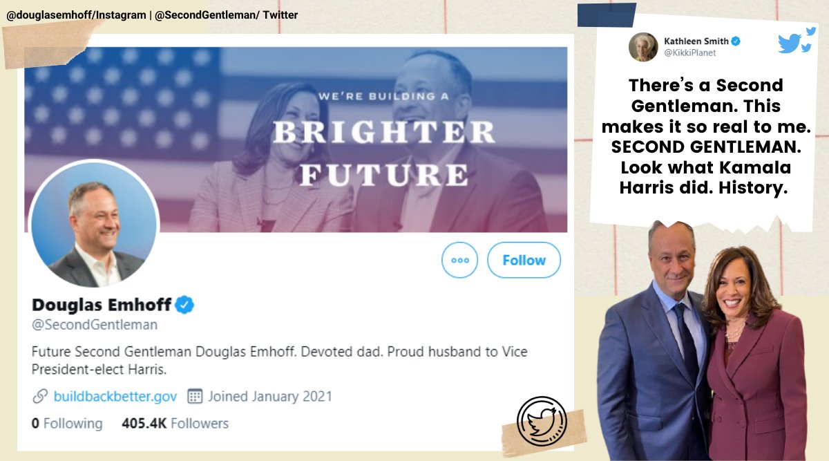 Douglas Emhoff, second gentleman twitter account, first male second spouse, kamala harris husband twitter account, us second spouse account, viral news, indian express