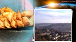 samosa in space, uk restaurant space samosa, ballon samosa gps, samosa crash land in france, funny news, viral news, indian express