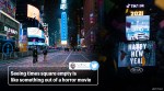 times square, times square new year celebration, empty times square, times square ball drop silent, new year celebration new york, viral news, indian express