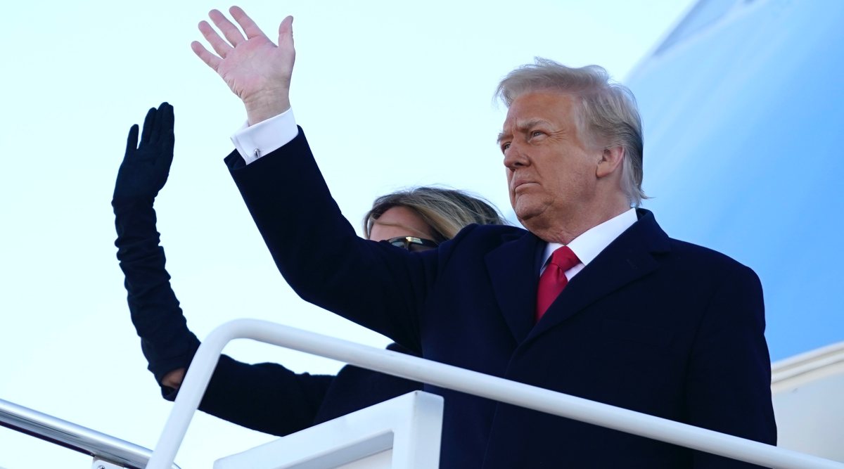 Trump leaves White House, says 'it's been a great honor' | World News,The  Indian Express