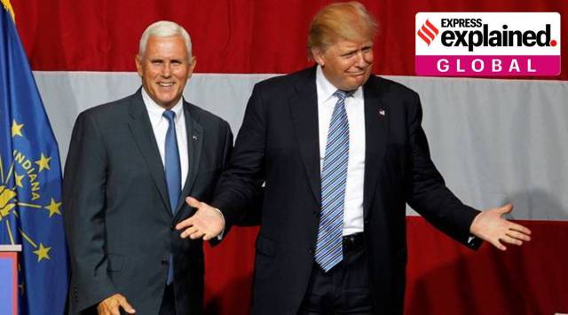 US President Donald Trump and Vice=President Mike Pence. (File Photo)