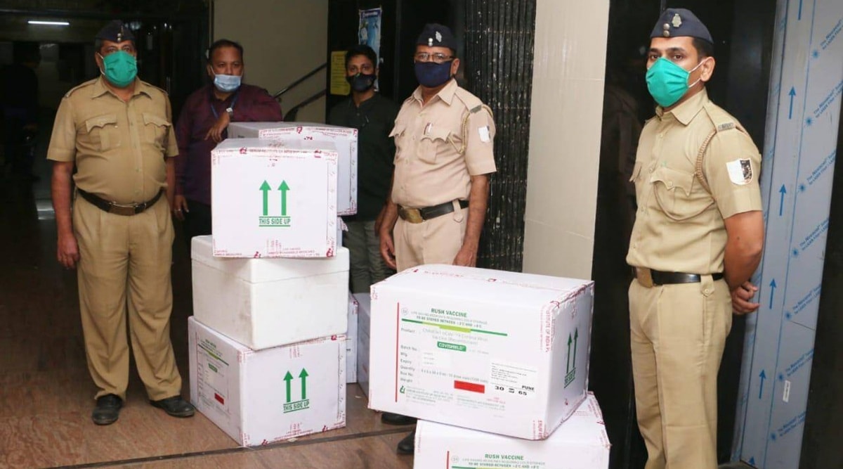 Vaccine doses arrive in Mumbai. (File photo)