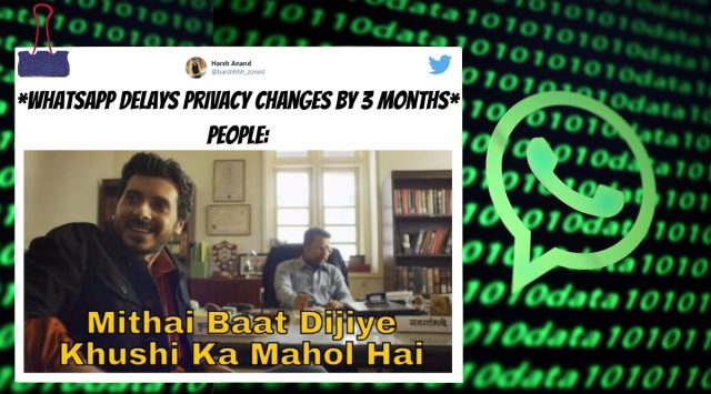 whatsapp, whatsapp privacy policy, whatsapp new privacy rules, whatsapp delays privacy policy, whatsapp privacy memes, whatsapp facebook memes, indian express, tech news,