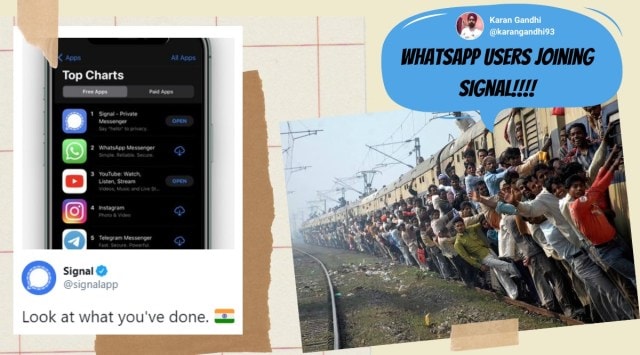 signal, signal app, signal vs whatsapp, signal app memes, whatsapp privacy policy, whatsapp alternatives, whatsapp privacy policy update, whatsapp latest privacy policy, signal user surge, viral news, tech news, Trending news, indian express news
