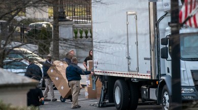 Trump departure from white house