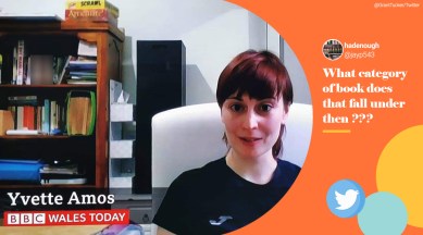 bbc interview, yvette amos, yvette amos sex toy, yvette amos interview blooper, BBC viral tweet, bbc interview sex toy, trending, indian express news