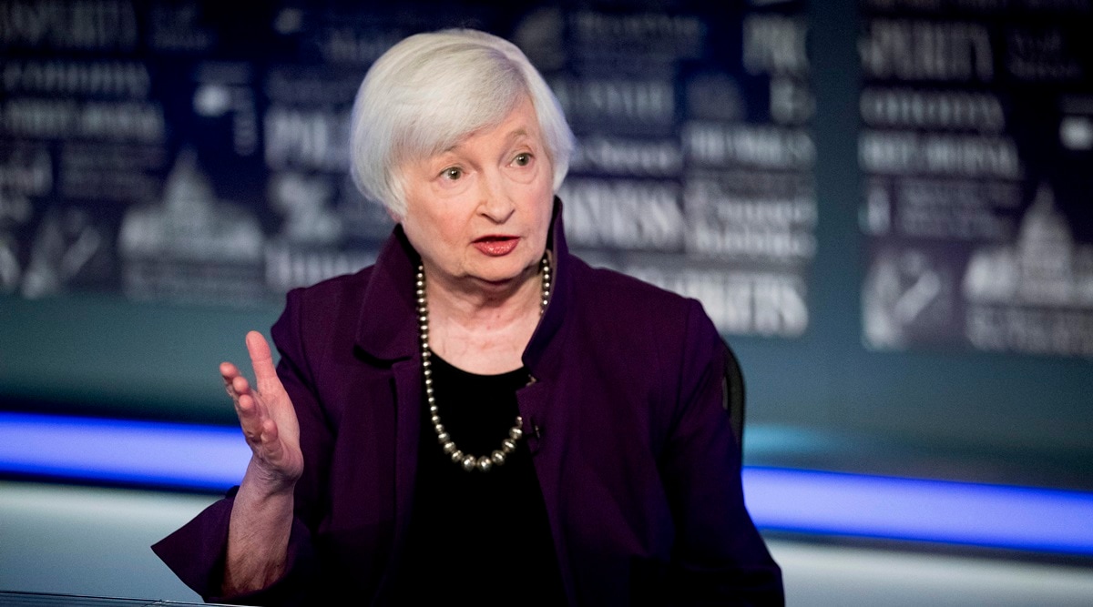 Janet Yellen, Janet Yellen Treasury Secretary, Janet Yellen Senate confirmation, Indian Express