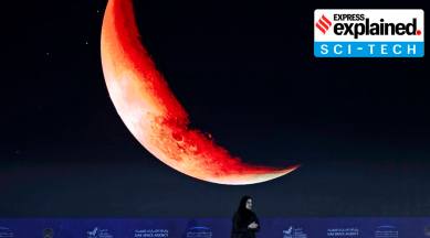 Sarah Al Amiri, Emirati Minister of State for Advanced Sciences and Deputy Project Manager of the Emirates Mars Mission speaks ahead of a live broadcast of the Hope Probe as it attempts to enter Mars orbit as a part of Emirates Mars mission, in Dubai, United Arab Emirates, Tuesday, Feb. 9, 2021. (AP Photo/Kamran Jebreili)