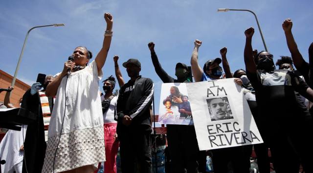 The Black Lives Matter Global Network Foundation, which grew out of the creation of the Black Lives Matter movement, is formally expanding a $3 million financial relief fund that it quietly launched in February 2021, to help people struggling to make ends meet during the ongoing coronavirus pandemic. (AP Photo/Marcio Jose Sanchez, File)