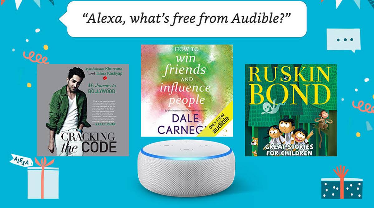 alexa, alexa three year anniversary, alexa audiobooks, alexa free audibooks, how to listen free audiobooks alexa