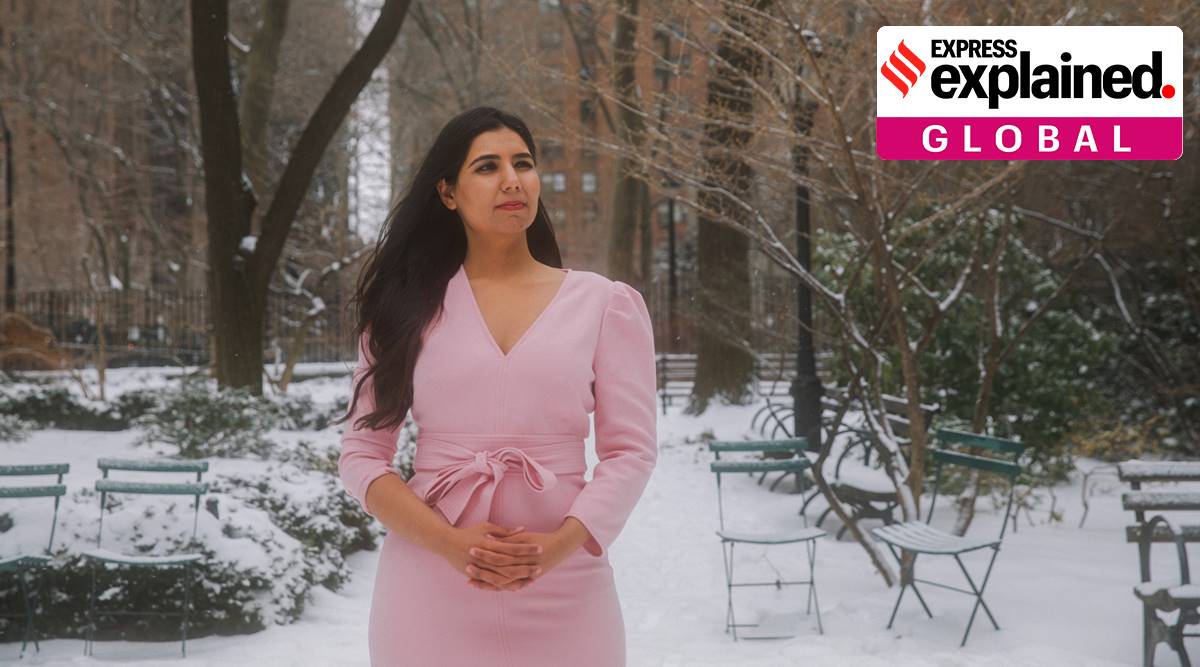 Arora Akanksha, a United Nations auditor who has announced her candidacy for secretary general, in New York on Feb. 19, 2021. (Celeste Sloman/The New York Times)