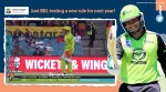 Usman Khawaja, Usman Khawaja wardrobe malfunction, Khawaja striping down on field viral video, Usman Khawaja BBL game, Usman Khawaja striping down on field, Usman Khawaja abdomen guard change, Viral video, Big Bash League news, Trending news, Indian Express news.
