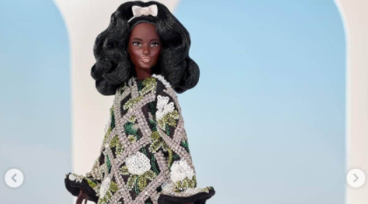 Black Barbie doll wears designer Richard Quinn's new collection | Fashion  News - The Indian Express