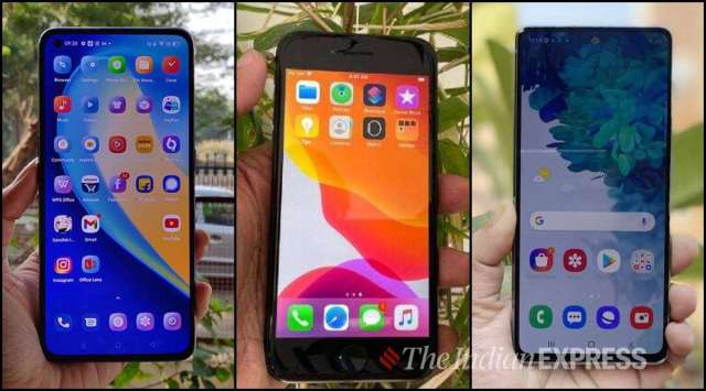 Here are the best smartphones you can purchase right now for under Rs 40,000. (Express Photo)