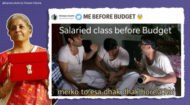 Budget, Union Budget 2021, Budget 2021, Union Budget 2021 memes, Union Budget 2021 Twitter reactions, Union Budget memes, Budget 2021, budget India, live budget 2021, budget news, India budget, India budget 2021, India budget 2021 news, budget latest news update, Finance Minister Nirmala Sitharaman, Nirmala Sitharaman Union Budget 2021, Trending news, Indian Express news